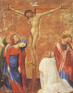 The Crucifixion with a Carthusian Monk, Jean de Beaumetz